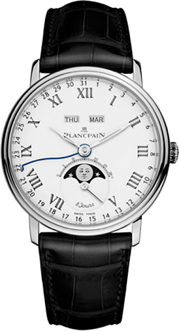 Blancpain Villeret Moon Phase Complete Calendar 8 Jours 6639-3431-55B Blancpain Villeret Moon Phase Complete Calendar 8 Jours 6639-3431-55B