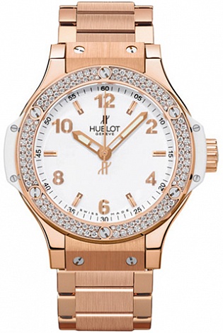 Hublot Big Bang 38 MM Red Gold All White Diamonds 361.PE.2010.PE.1104 Hublot Big Bang 38 MM Red Gold All White Diamonds 361.PE.2010.PE.1104