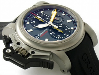 Graham Chronofighter Oversize Airwing Gun Metal 20VKT.T01A.K10B Graham Chronofighter Oversize Airwing Gun Metal 20VKT.T01A.K10B