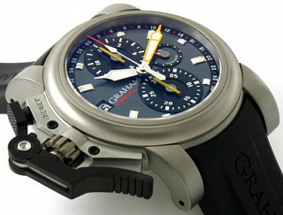 Graham Chronofighter Oversize Airwing Gun Metal 20VKT.T01A.K10B