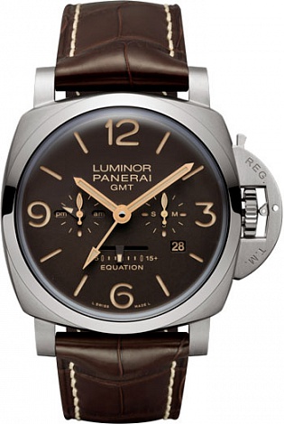 PANERAI LUMINOR 1950 8 Days Equation of Time Titanio PAM00656