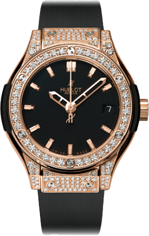 Hublot Архив Hublot King Gold Pavé 33mm 581.OX.1180.RX.1704 Hublot Архив Hublot King Gold Pavé 33mm 581.OX.1180.RX.1704