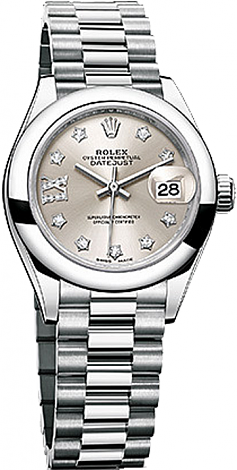 Rolex Архив Rolex 28 mm Platinum 279166