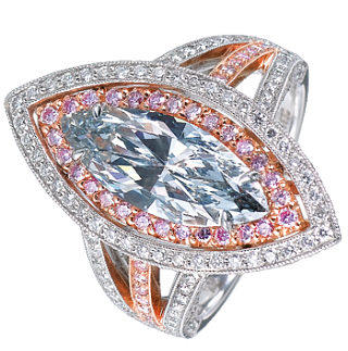 Jacob & Co. Jewelry Rare Diamonds The Blue Marquise Ring 90814835 Jacob & Co. Jewelry Rare Diamonds The Blue Marquise Ring 90814835