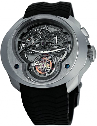 Franc Vila Montre Contemporaine Grande Complication Tourbillon Chronographe SuperLigero Concept FVA4SL.WG.BCK.RHH