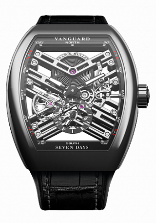Franck Muller Vanguard Skeleton with gold V 45 S6 SQT OG NR Franck Muller Vanguard Skeleton with gold V 45 S6 SQT OG NR