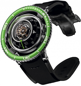 MB&F Horological Machine N°7 AQUAPOD Ti Green 70.TGL.B