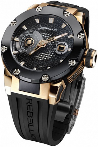 Rebellion Predator 3 Hands & Date Gold-Ceramic 3 Hands & Date Gold-Ceramic Rebellion Predator 3 Hands & Date Gold-Ceramic 3 Hands & Date Gold-Ceramic