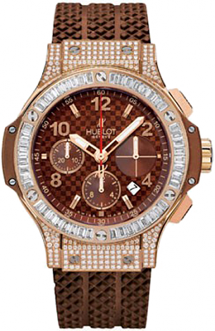 Hublot Big Bang 41 MM Red Gold Cappuccino Diamonds 341.PC.3380.RC.0904 Hublot Big Bang 41 MM Red Gold Cappuccino Diamonds 341.PC.3380.RC.0904