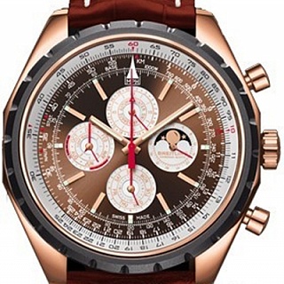 Breitling Архив Breitling Chrono-Matic QP RG-Brown&White-BrCroco