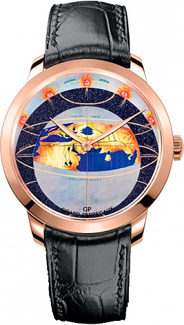 Girard-Perregaux 1966 PTOLEMY’S WORLD MAP 49534-52-R23-BB60