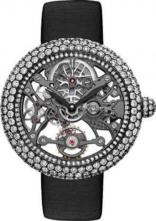 Jacob & Co. Watches Ladies Collection BRILLIANT SKELETON JEWELRY WHITE GOLD WITH BLACK DLC BS531.31.RD.AK.A
