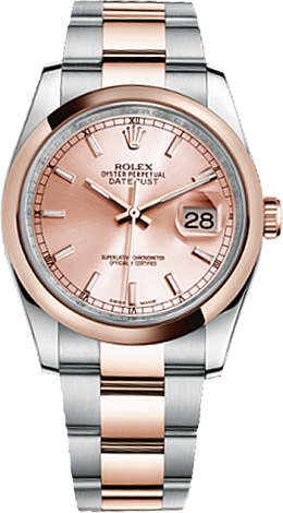 Rolex Архив Rolex 36 mm Steel and Everose Gold 116201-0059