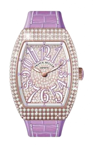 Franck Muller Vanguard Lady Gold Diamonds 42 mm V 32 QZ D