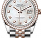 28 mm steel Everose gold and diamonds 01
