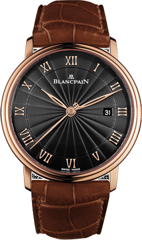Blancpain Villeret Ultra-Slim Automatic Date 6651-3630-55B Blancpain Villeret Ultra-Slim Automatic Date 6651-3630-55B
