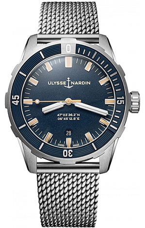 Ulysse Nardin Marine Diver 42mm Milanese 8163-175-7MIL/92 Ulysse Nardin Marine Diver 42mm Milanese 8163-175-7MIL/92