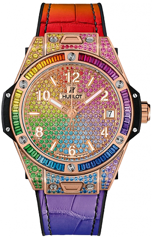 Hublot Big Bang One Click 39 MM Rainbow King Gold 39 mm  465.OX.9910.LR.0999