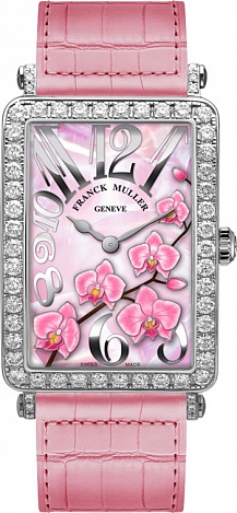 Franck Muller Long Island Flower 952 QZ ORC D pink