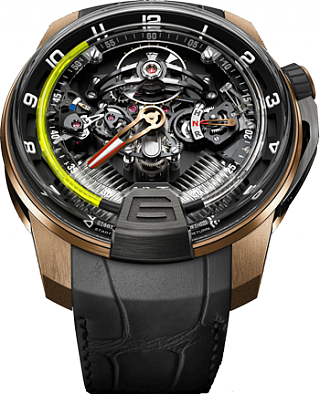 HYT H2 BLACK DLC & PINK GOLD 248-DG-00-GF-AB