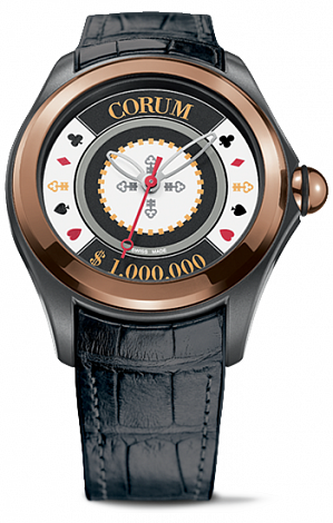 Corum Bubble Heritage Bubble Casino Chip rose gold bezel L082/03008 - 082.310.93/0061 CH01