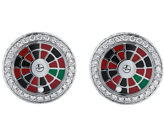 Jacob & Co. Jewelry Men's Cufflinks Diamond Roulette Cufflinks 91121653 Jacob & Co. Jewelry Men's Cufflinks Diamond Roulette Cufflinks 91121653