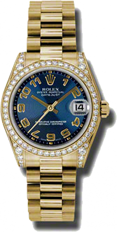 Rolex Datejust 26,29,31,34 mm Yellow Gold 178158 blcap