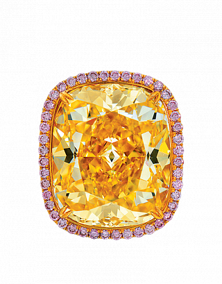 Fancy Intense Yellow Diamond Solitaire 01