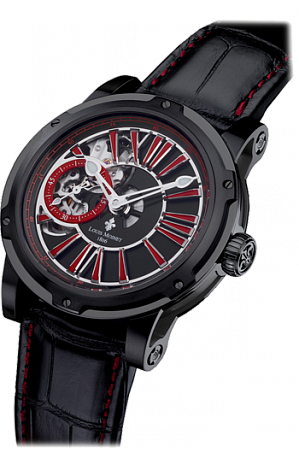 Louis Moinet Metropolis Black Red LM-45.10.52