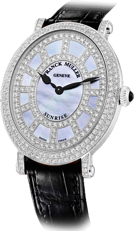 Franck Muller Архив Franck Muller Oval Ladies White Gold 1632 B QZ SNR D CD W