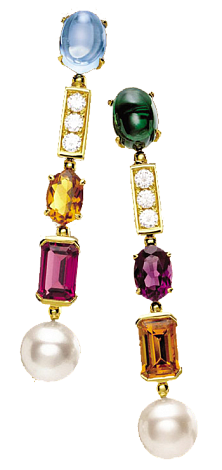 Bvlgari Jewelry ALLEGRA ALLEGRA long pendant earrings OR852108 Bvlgari Jewelry ALLEGRA ALLEGRA long pendant earrings OR852108