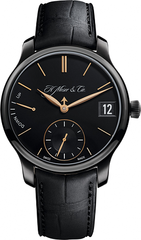 H. Moser & Cie Endeavour Perpetual Calendar Perpetual Calendar Black DLC Titanium 1341-0500