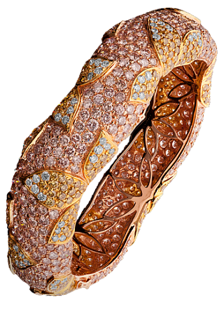 Jacob & Co. Jewelry High Jewelry Leaf Pattern Diamond Bangle Bracelets 91122998 Jacob & Co. Jewelry High Jewelry Leaf Pattern Diamond Bangle Bracelets 91122998