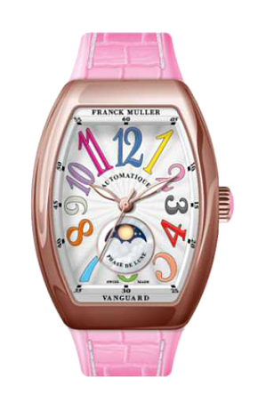Franck Muller Vanguard Lady Lune Gold 42 mm V 32 SCAT FO COL L RG Franck Muller Vanguard Lady Lune Gold 42 mm V 32 SCAT FO COL L RG