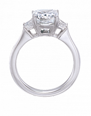 Princess Cut Diamond Solitaire 01