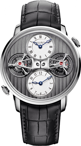 Arnold & Son Instrument Collection Double Tourbillon Dual Time 1DTAW.S01A.C121W Arnold & Son Instrument Collection Double Tourbillon Dual Time 1DTAW.S01A.C121W