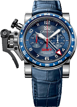 Graham Chronofighter Oversize GMT Blue 2OVGS.U06A