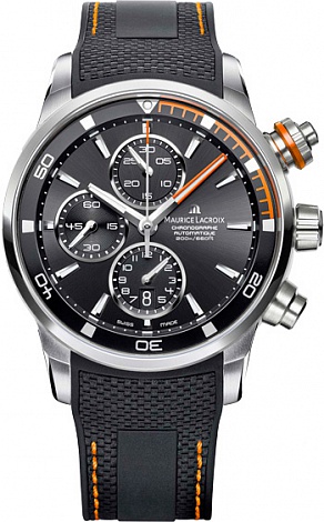 Maurice Lacroix Pontos Chronograph S Orange PT6008-SS001-332-1 Maurice Lacroix Pontos Chronograph S Orange PT6008-SS001-332-1