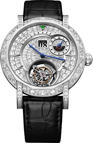 Graff Collection Grand Date Dual Time Tourbillon MGUGMT43WGDF Graff Collection Grand Date Dual Time Tourbillon MGUGMT43WGDF