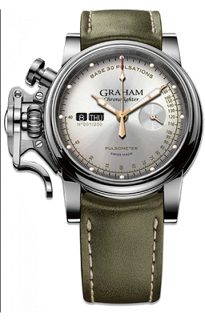 Graham Chronofighter 1695 Vintage PULSOMETER LTD 2CVCS.S01A