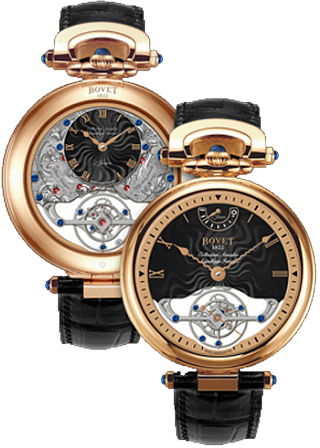 Bovet Amadeo Fleurier Grand Complications Tourbillon 7-Days with Reversed Hand-Fitting Tourbillon 7-Days with Reversed Hand-Fitting