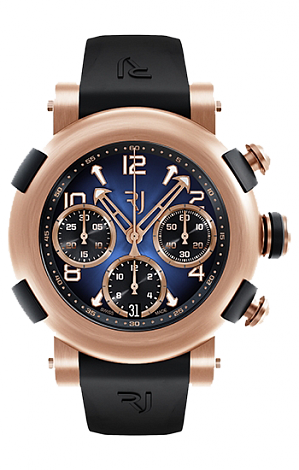 Romain Jerome ARRAW Chronograph 42 Gold Blue 1M42C.OOOR.3518.RB Romain Jerome ARRAW Chronograph 42 Gold Blue 1M42C.OOOR.3518.RB