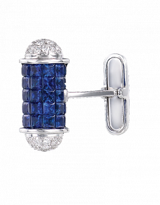 Sapphire & Diamond Cufflinks 01