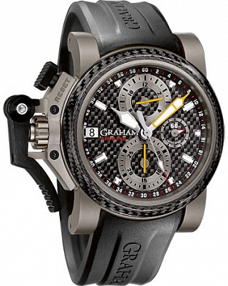 Graham Chronofighter Oversize Titanium Airwing Black Carbon 2OVKI.B09A