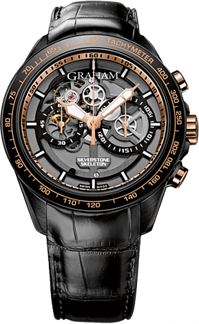 Graham Silverstone Skeleton Steel & Gold 2STAZ.B02A