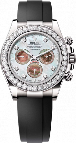 Rolex Daytona 40mm White Gold 126589RBR-0001 Rolex Daytona 40mm White Gold 126589RBR-0001