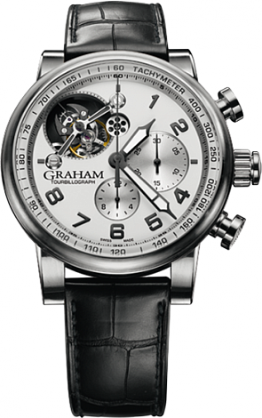 Graham Tourbillograph Mens Wristwatch Silverstone 2TSAS.W02A Graham Tourbillograph Mens Wristwatch Silverstone 2TSAS.W02A