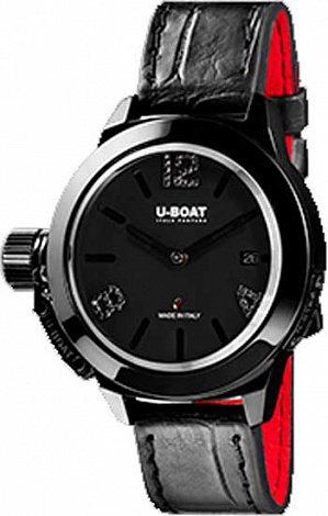 U-BOAT Classico 40 IPB BLACK DIAMONDS 6951