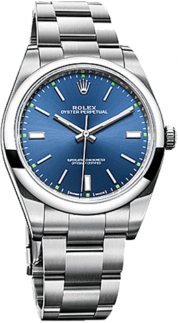 Rolex Архив Rolex 39 mm Steel 114300 blue