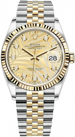 Rolex Datejust 36,39,41 mm GOLDEN PALM 36 mm 126233-0043